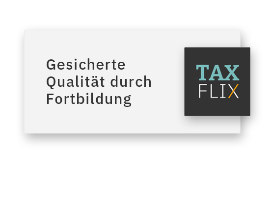 TAXFLIX – Gesicherte Qualität durch Fortbildung
